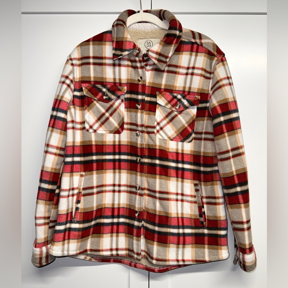 Plaid Teddy Jacket